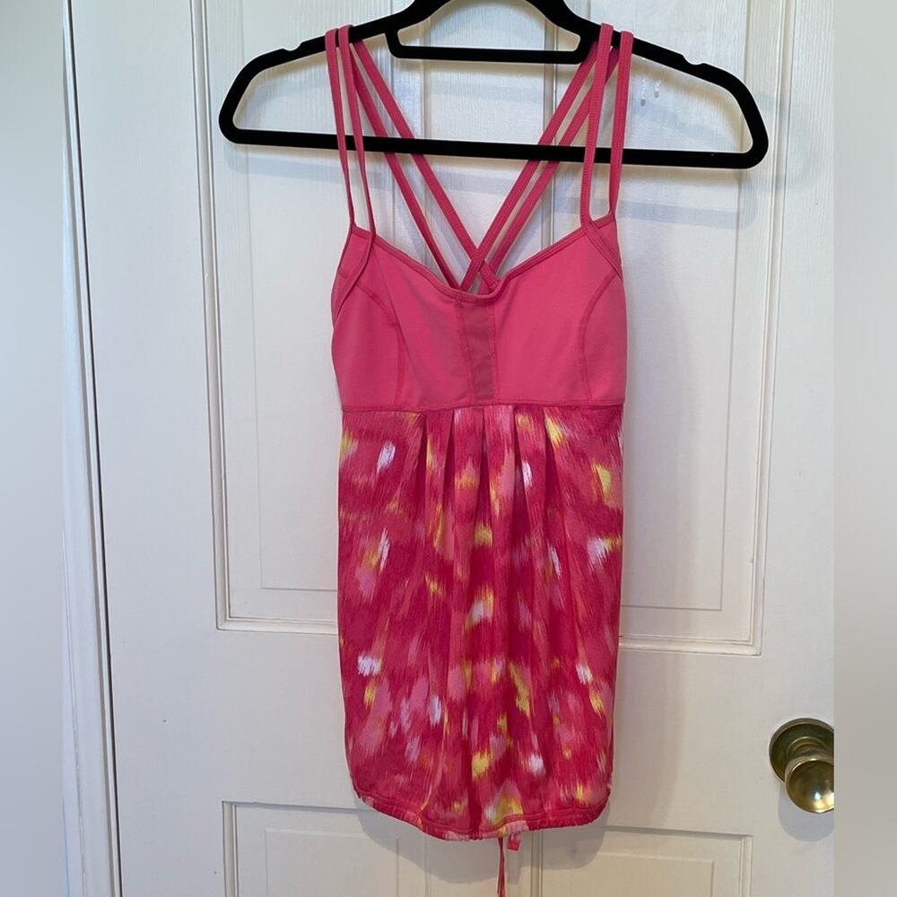 Zella Strappy padded bra tank size S